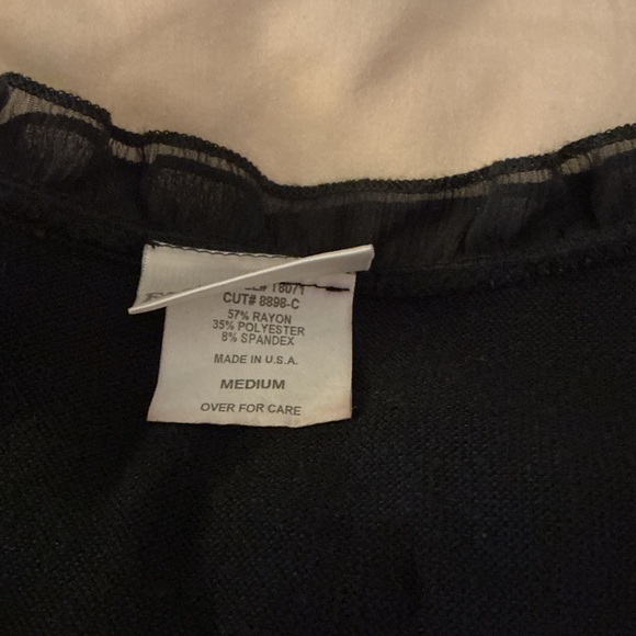 Fashion Bug Black Ruffled cardigan shrug - Picture 4 of 6